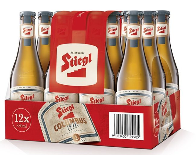 Stiegl Columbus 1492 Pale Ale Bier – 12x 33cl bottles of beer
